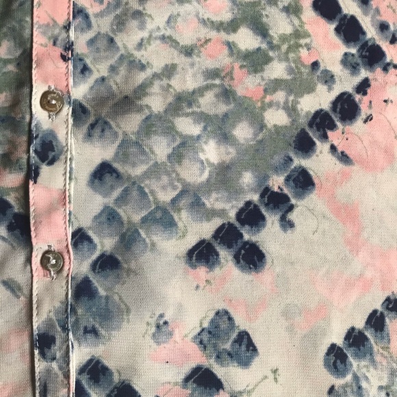 MEXX Blouse Pinks Blue Grey Snake Print - Picture 6 of 10